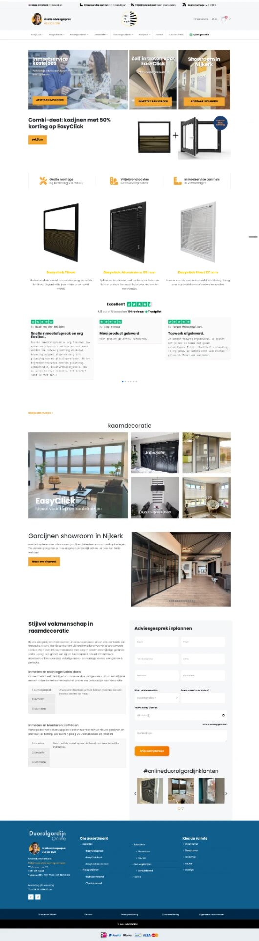 Na: Online Duo Rolgordijn nieuwe website